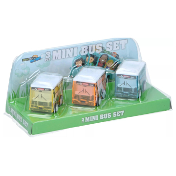 IGRAČKA autobus set 3 kom