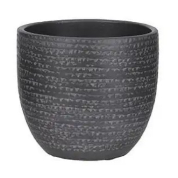 MICA saksija ukrasna Carrie Fi 16cm crna