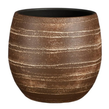 MICA saksija ukrasna Alentejo smeđa Fi 27cm