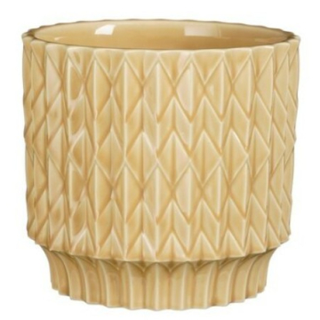 MICA saksija ukrasna Lauria smeđa Fi 19cm