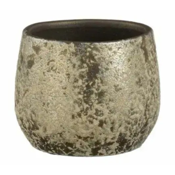 MICA saksija ukrasna Clemente Champagne visina13cm, širina 16,5cm