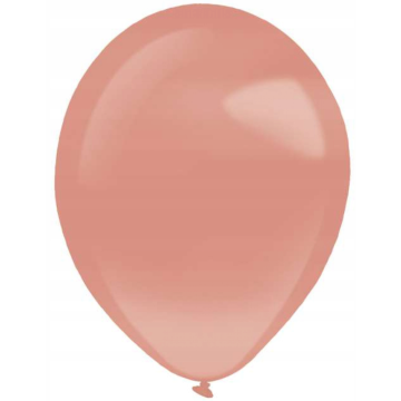BALONI lateks zlatno-roze 50kom