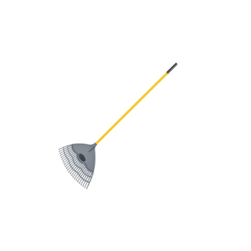 FISKARS grablje za lišće sa 24 zuba i fiberglass drškom Bomber