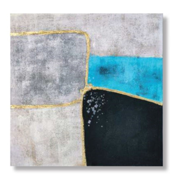 AMBIENTI GLAMOUR slika Tirkizna 80x80cm