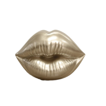 AMBIENTI GLAMOUR skulptura Zlatne usne