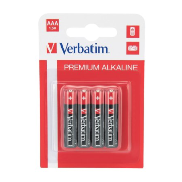 VERBATIM baterija set alkalna 4/1 1.5V