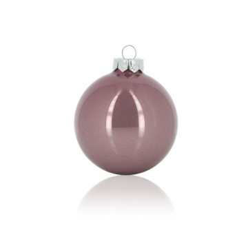 NOVOGODIŠNJE kugle staklene 4cm rosen gold 36/1