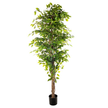 BILJKA umjetna u saksiji Ficus Benjamin H210cm