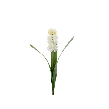 BILJKA umjetna zumbul bijeli H45 cm