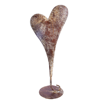 FIGURA srce metalno H45cm