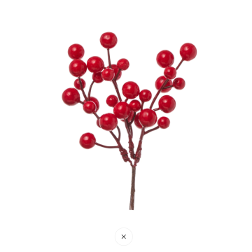 GRANA DEKORATIVNA SA CRVENIM BOBICAMA