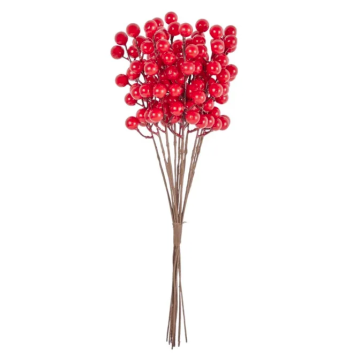 GRANA dekorativni biseri crveni