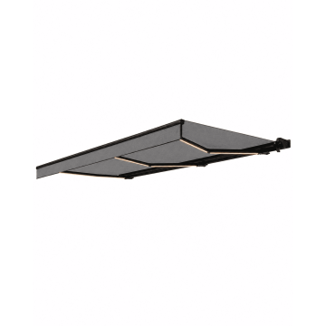 Motorizovana sklopiva tenda sa LED osvjetljenjem 3x2m siva