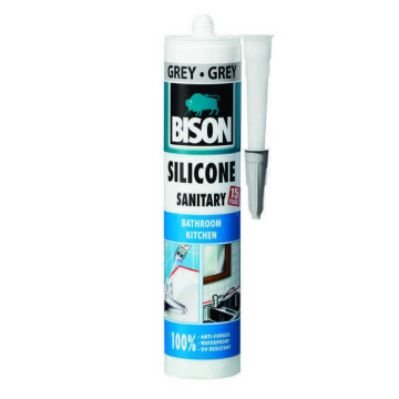 BISON silikon sanitarni sivi 280ml