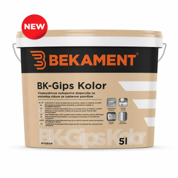 BEKAMENT Gips Kolor 5L unutrašnja visokopokrivna boja