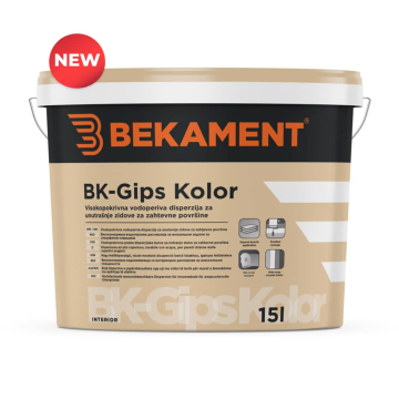 BEKAMENT Gips Kolor 15L unutrašnja visokopokrivna boja