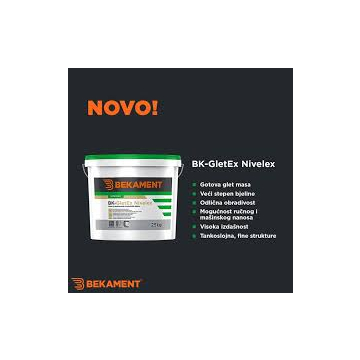 BEKAMENT masa za gletovanje gotova Nivelex 25kg