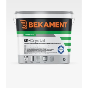 BEKAMENT akrilna vodootporna boja za unutrašnje zidove Crystal 3/1