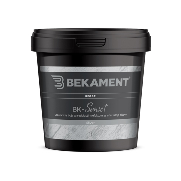 BEKAMENT dekoracija Sunset BK srebro 1l