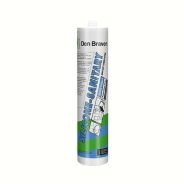 DEN BRAVEN silikon sanitarni sivi 300 ml