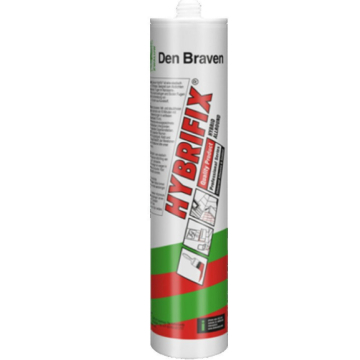 DEN BRAVEN silikon Hybrifix crni 290 ml