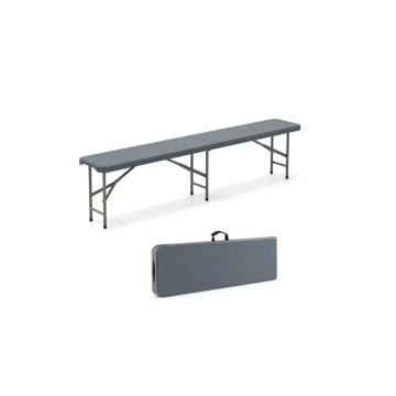 KLUPA slavska sklopiva PVC crna 183x28x44cm