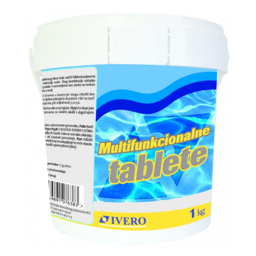 IVERO tablete hlor sa algicidom 1 kg