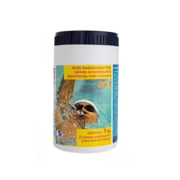 HLOR tablete za bazen 5u1 1kg