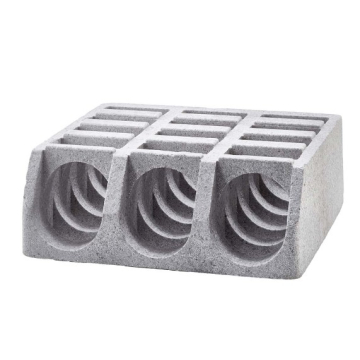 MOTTEZ polica za vino 30x34x13cm za tri flaše