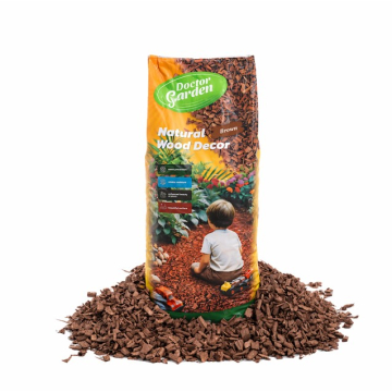 DOCTOR GARDEN malč ukrasna sječka smeđa 10-30mm 50l