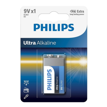 PHILIPS baterija alkalna 6LR61/9V