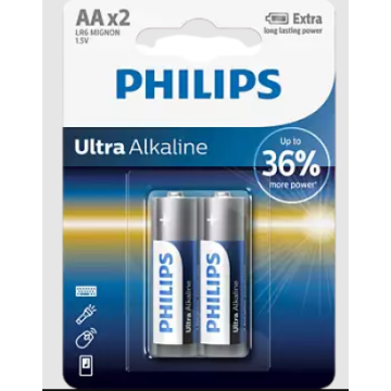 PHILIPS baterije alkalne 2/1 LR6E2B/15 AA