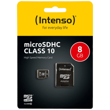 INTENSO memorijska kartica CLASS 10 microSDHC 8GB