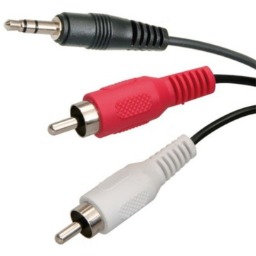 AUDIO kabal RCA na 3.5mm, 1.5m