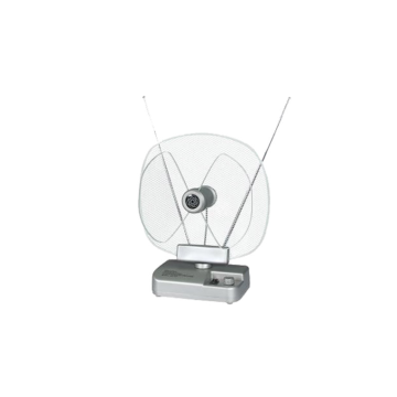 FALCOM antena sobna sa pojačalom UHF/VHF, srebrna