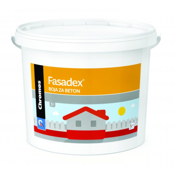 CHROMOS boja za beton Fasadex bijela 5l