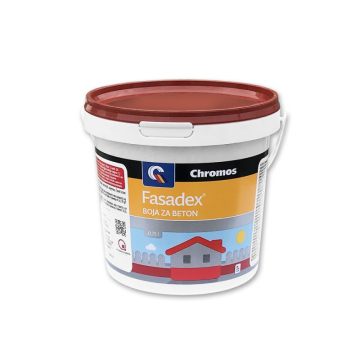 CHROMOS boja za beton Fasadex oksidno crvena 0.75l