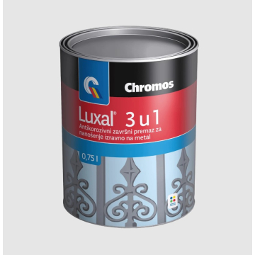 CHROMOS lak emajl 3u1 smeđi 0,75L Luxal uljani