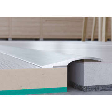 PROFIFLOOR Kompaktna aluminijumska lajsna PRO 26 B1 Srebrni 0,93 m