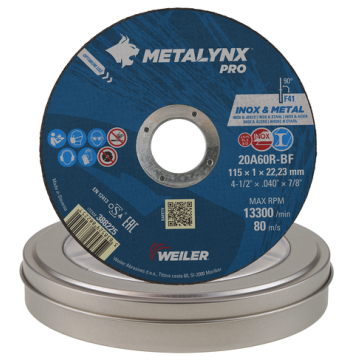 WEILER Tanka rezna ploča 115x1x22 za inox