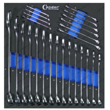 CONDOR Werkzeug ključevi viljuškasto-okasti 25kom