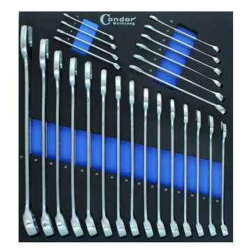 CONDOR Ključevi Set 25 KOM. Viljuškasto Okasti 6-32MM