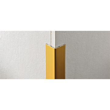 PROGRESS PROFILES profil alu Elox zlato 25x25 Asesivo proedge 2,7m