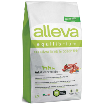 ALLEVA EQUILIBRIUM hrana za pse, Mini/Medium, jagnjetina sa ribom, 2kg