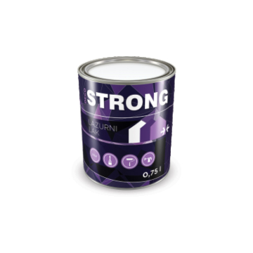 DECO STRONG lak lazura ebanovina 0,75l