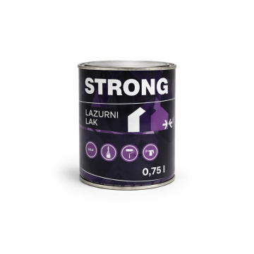 DECO STRONG lak lazura palisander 0,75l