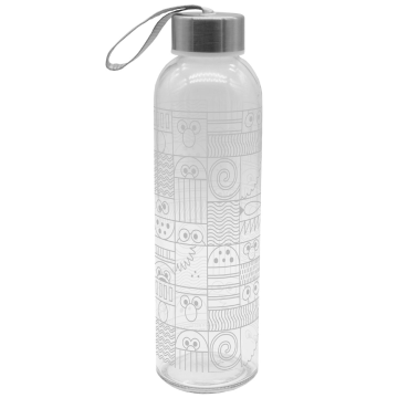 STAKLENA flaša za vodu 500 ml