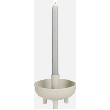 MICA svijećnjak Manu bijeli 11,5 x 15 cm