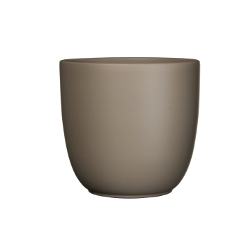 MICA saksija ukrasna Tusca mat taupe Fi 14,5cm