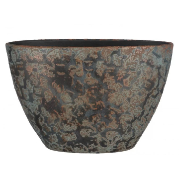 MICA Ukrasna Saksija CLEMENTE Oval Bakarna FI20CM